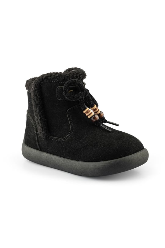 Marco Kids Çocuk Rega Süet Bot Siyah 5515-32