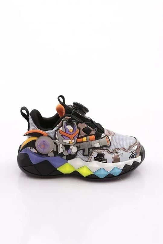 Marco Kids Erkek Çocuk Akıllı Bağcıklı Spor Ayakkabı Siyah 27K-0013