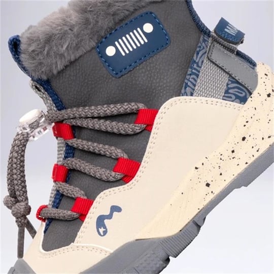 Marco Kids Erkek Çocuk Casual Kar Botu Gri 22672-F
