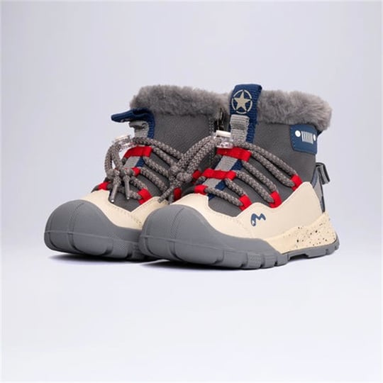 Marco Kids Erkek Çocuk Casual Kar Botu Gri 22672-F