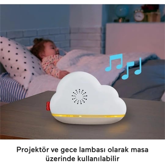 Mattel Fisher Price Mutlu Bulutlar Dönence Ve Uyku Arkadaşı Mtl-Grp99