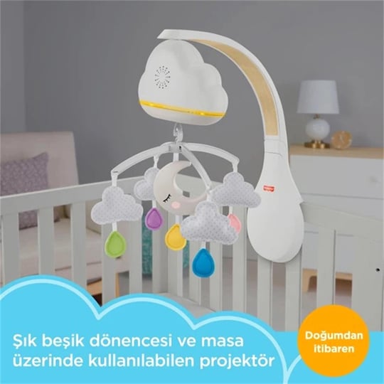 Mattel Fisher Price Mutlu Bulutlar Dönence Ve Uyku Arkadaşı Mtl-Grp99