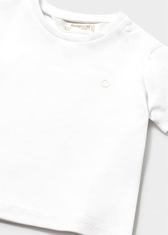 Mayoral Bebek Basic Tişört Beyaz 1073