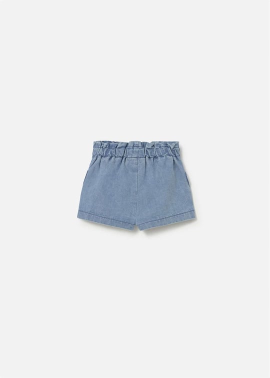 Mayoral Bebek Cepli Denim Şort Mavi 1285