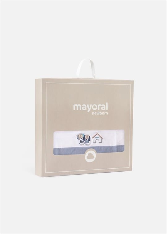Mayoral Bebek İşlemeli Kundak Mavi 9397