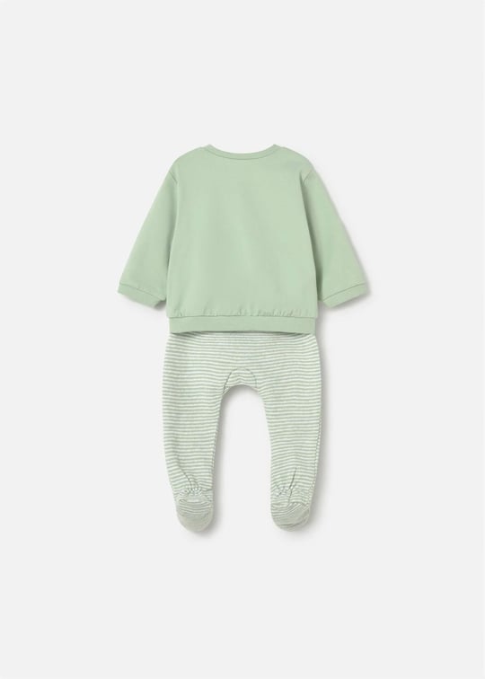 Mayoral Bebek Sweatshirt Patilkli Alt Üst Takım Yeşil 1599