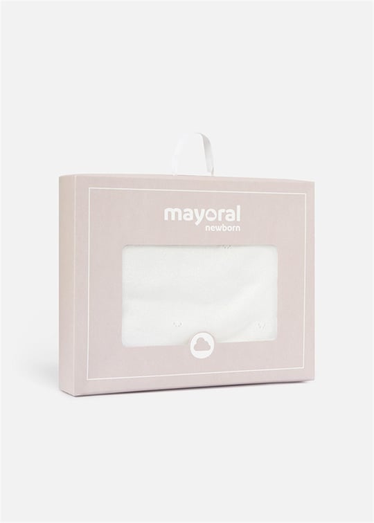 Mayoral Bebek Triko Battaniye Krem 9240