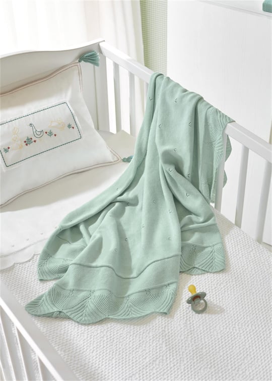 Mayoral Bebek Triko Battaniye Mint 9240
