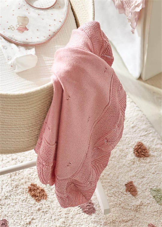 Mayoral Bebek Triko Battaniye Pembe 9240