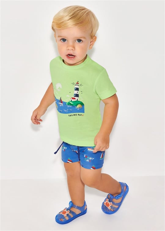 Mayoral Erkek Bebek 2'li Mayo Set Mavi 1650