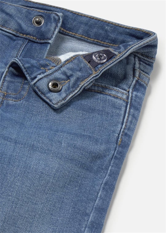 Mayoral Erkek Bebek Basic Slim Fit Kot Pantolon Mavi 510