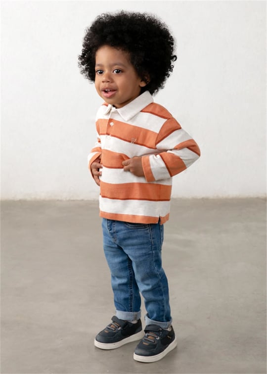 Mayoral Erkek Bebek Basic Slim Fit Kot Pantolon Mavi 510