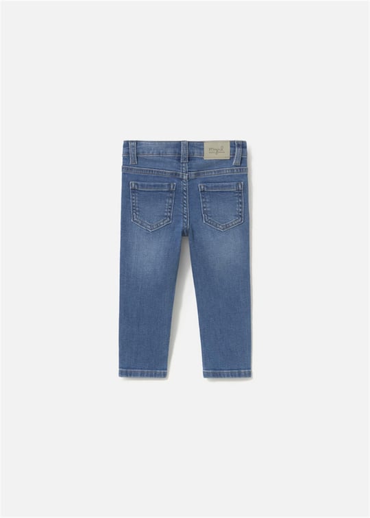 Mayoral Erkek Bebek Basic Slim Fit Kot Pantolon Mavi 510