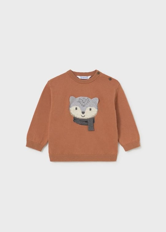 Mayoral Erkek Bebek Baskılı Sweater Kiremit 2372