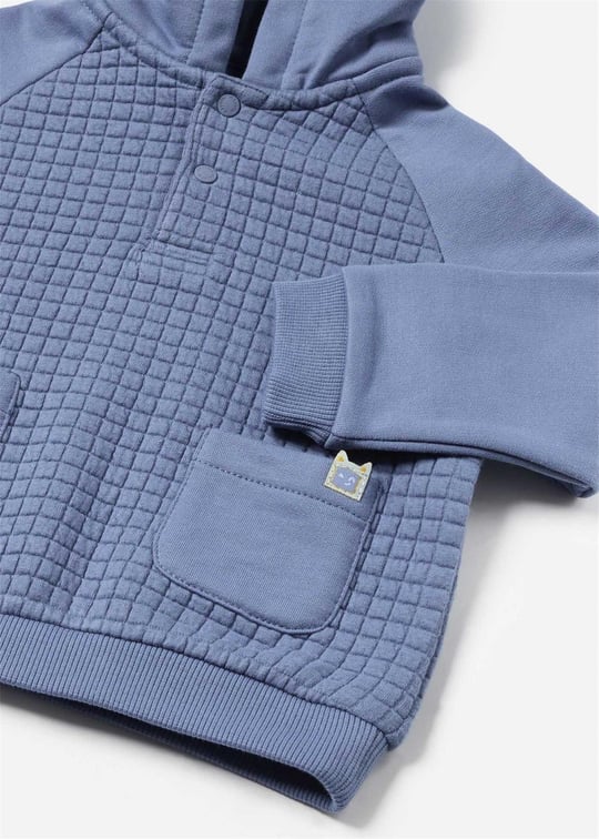 Mayoral Erkek Bebek Cepli Sweatshirt Mavi 2461