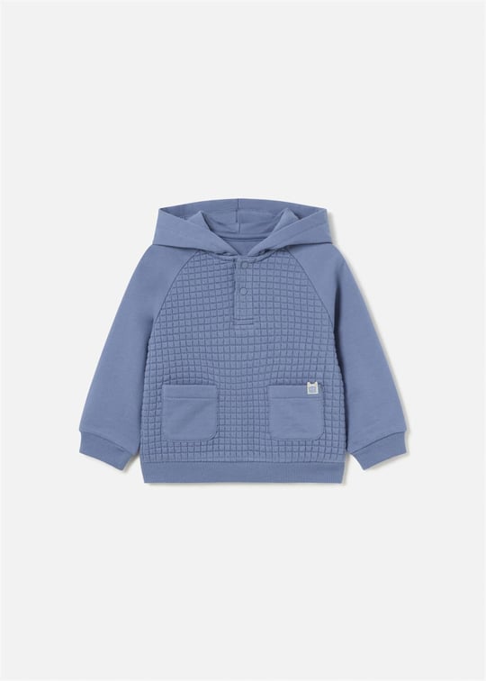 Mayoral Erkek Bebek Cepli Sweatshirt Mavi 2461