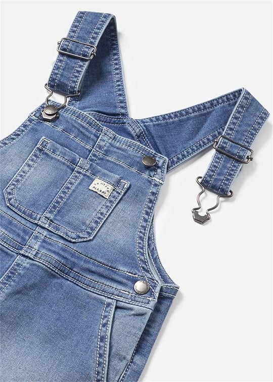 Mayoral Erkek Bebek Denim Kısa Tulum Mavi 1646