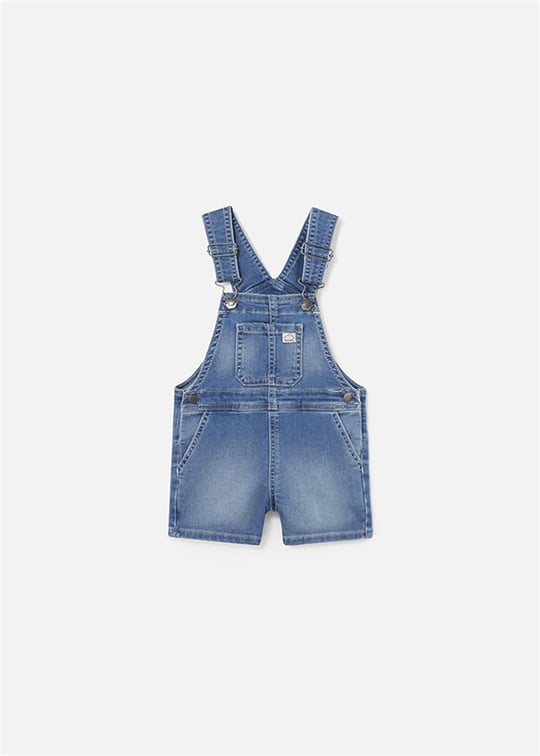 Mayoral Erkek Bebek Denim Kısa Tulum Mavi 1646