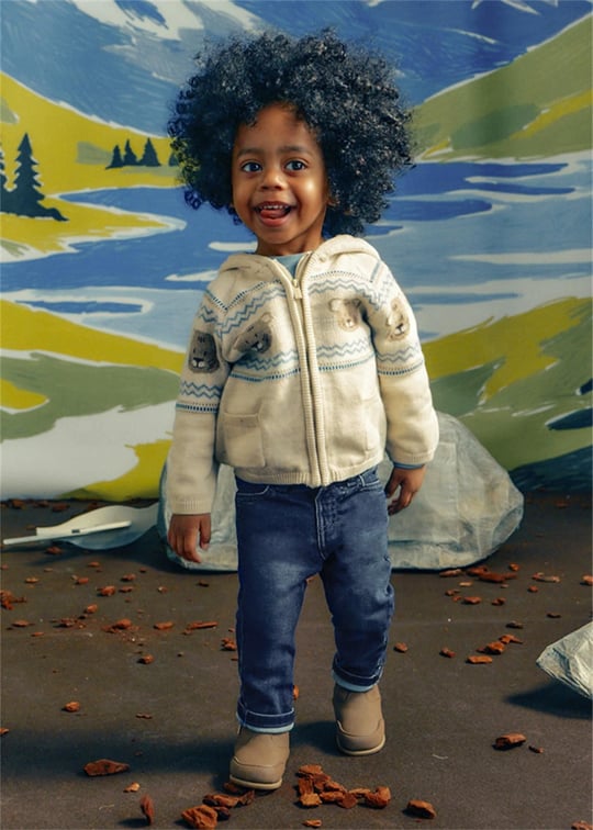 Mayoral Erkek Bebek Denim Kot Pantolon Lacivert 2547