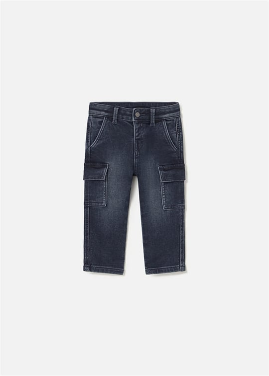 Mayoral Erkek Bebek Denim Pantolon Lacivert 2505