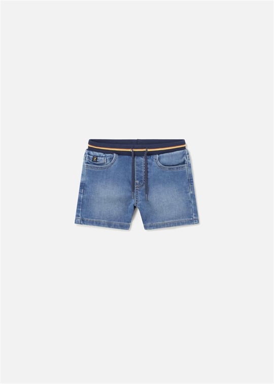 Mayoral Erkek Bebek Denim Soft Şort Mavi 1239
