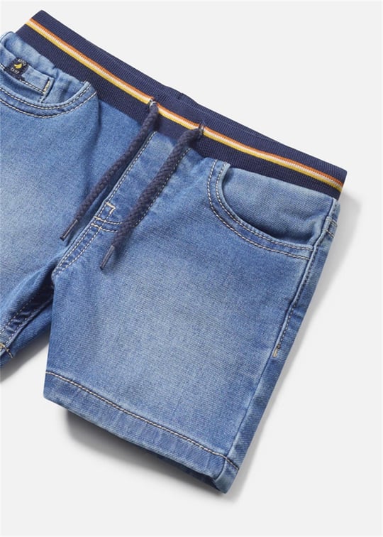 Mayoral Erkek Bebek Denim Soft Şort Mavi 1239