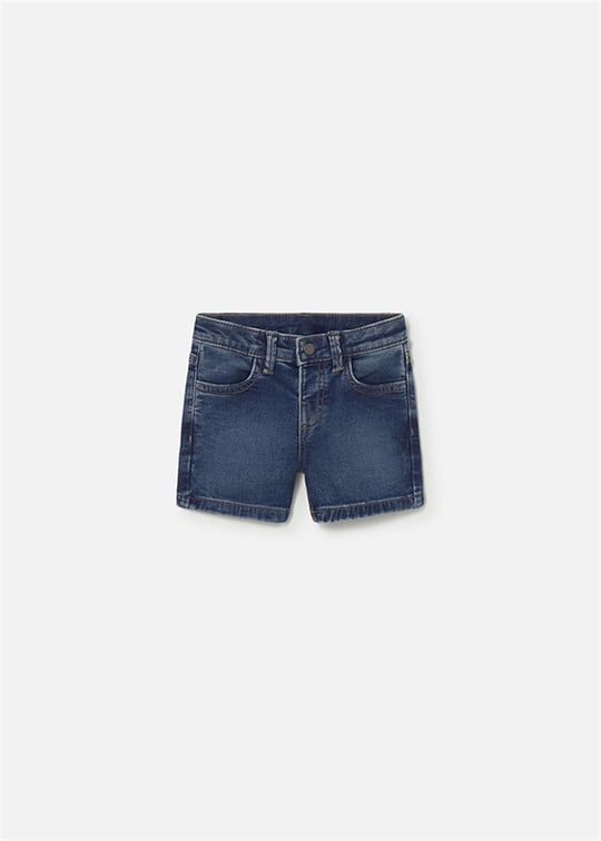 Mayoral Erkek Bebek Denim Şort Lacivert 1219