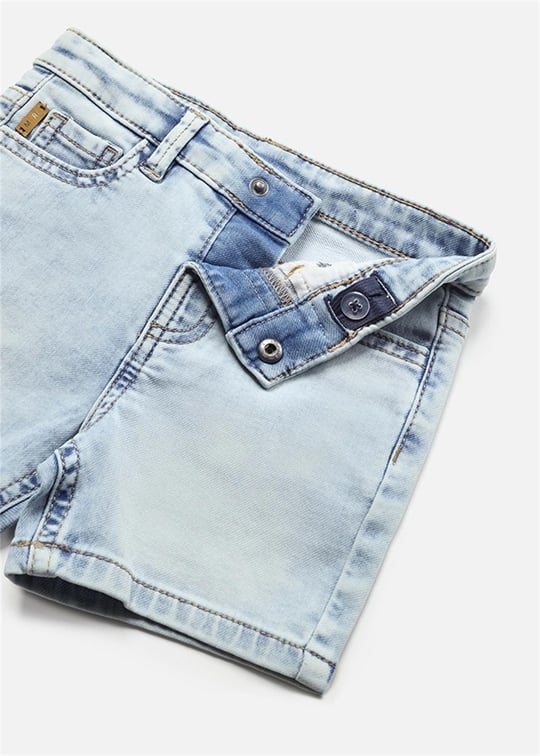 Mayoral Erkek Bebek Denim Şort Mavi 1285
