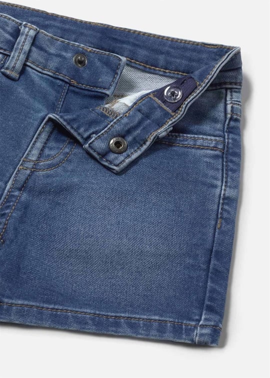Mayoral Erkek Bebek Denim Şort Mavi 1219