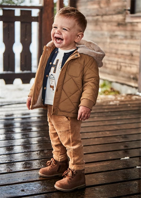 Mayoral Erkek Bebek Fitilli Pantolon Kahverengi 2542