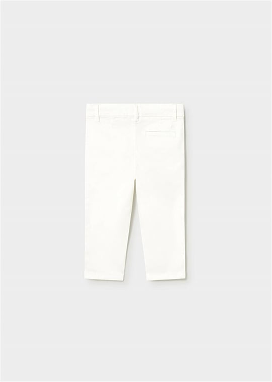 Mayoral Erkek Bebek Gabardin Pantolon Beyaz 522