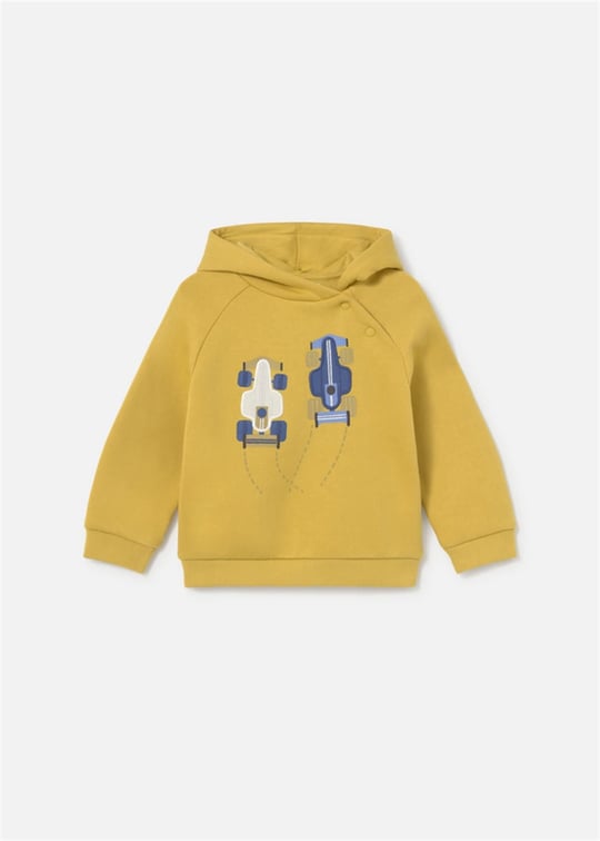 Mayoral Erkek Bebek Kapüşonlu Sweatshirt Sarı 2417