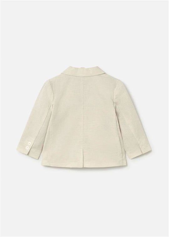 Mayoral Erkek Bebek Kareli Blazer Ceket Krem 1404