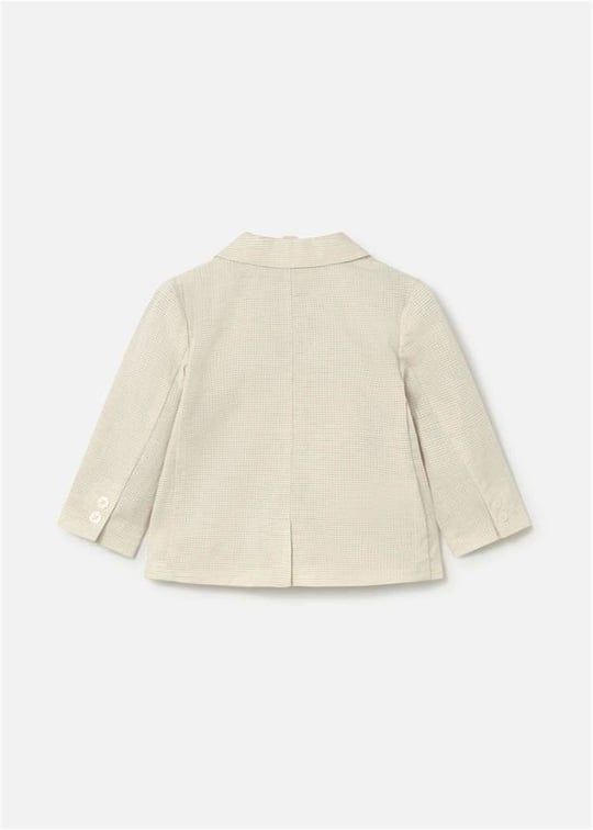 Mayoral Erkek Bebek Kareli Blazer Ceket Krem 1404