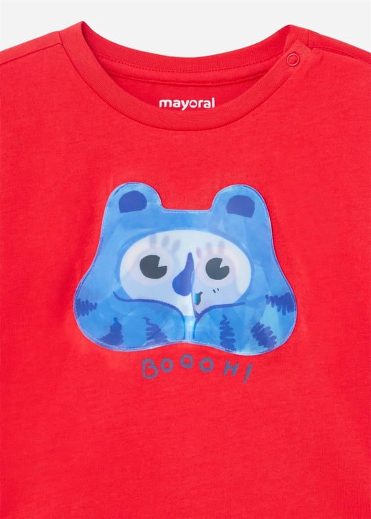 Mayoral Erkek Bebek Kısa Kollu Tişört Kırmızı 1025