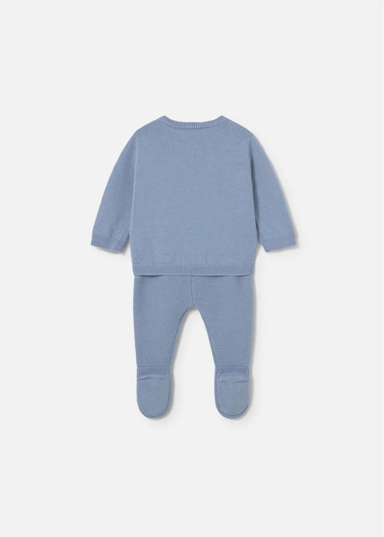 Mayoral Erkek Bebek Örgü Patikli Alt Üst Takım Mavi 1502