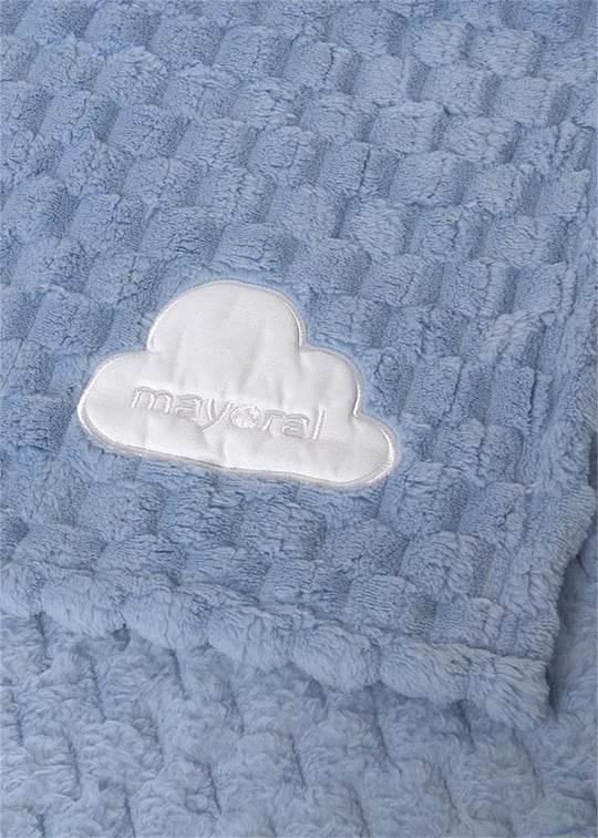 Mayoral Erkek Bebek Peluş Battaniye Mavi 9491
