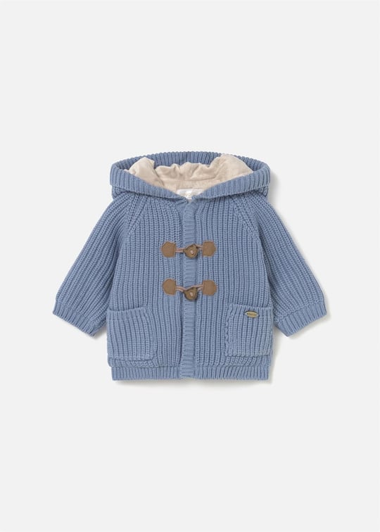 Mayoral Erkek Bebek Peluş Örme Hırka Mavi 2330