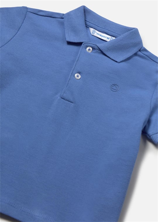 Mayoral Erkek Bebek Polo Yaka Tişört Mavi 102