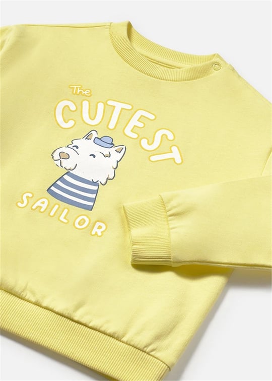 Mayoral Erkek Bebek Sweatshirt Sarı 1466