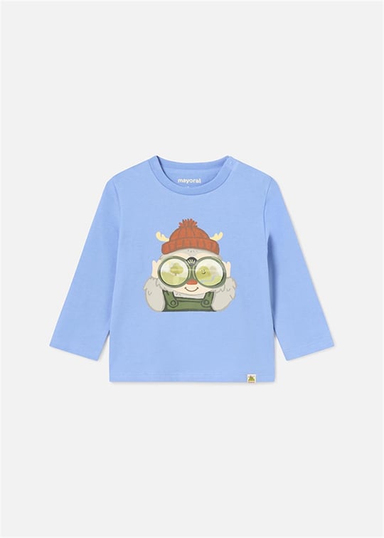 Mayoral Erkek Bebek Uzun Kollu Tişört Mavi 2036