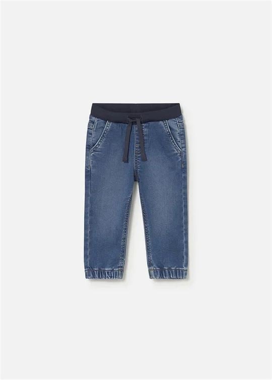Mayoral Erkek Bebek Yumuşak Denim Pantolon Lacivert 1520