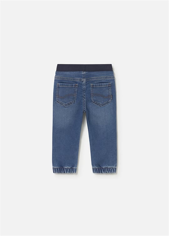 Mayoral Erkek Bebek Yumuşak Denim Pantolon Lacivert 1520