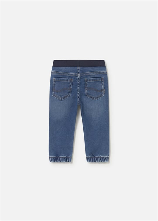 Mayoral Erkek Bebek Yumuşak Denim Pantolon Lacivert 1520