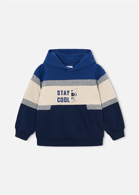 Mayoral Erkek Çocuk 3'lü Kapüşonlu Sweatshirt Eşofman Takımı Lacivert 4809