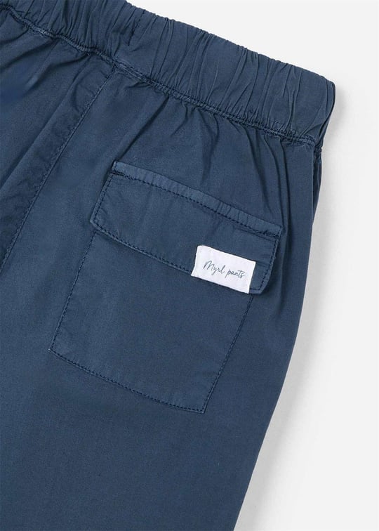 Mayoral Erkek Çocuk Bağcıklı Chino Pantolon Lacivert 3566