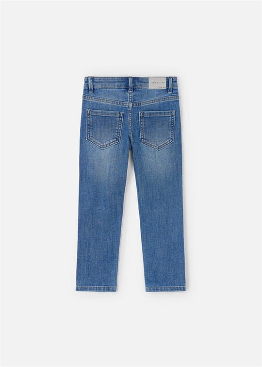 Mayoral Erkek Çocuk Basic Slim Fit Kot Pantolon Mavi 504