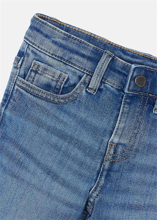 Mayoral Erkek Çocuk Basic Slim Fit Kot Pantolon Mavi 504