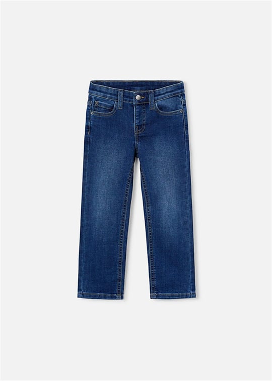 Mayoral Erkek Çocuk Basic Slim Fit Kot Pantolon Lacivert 515