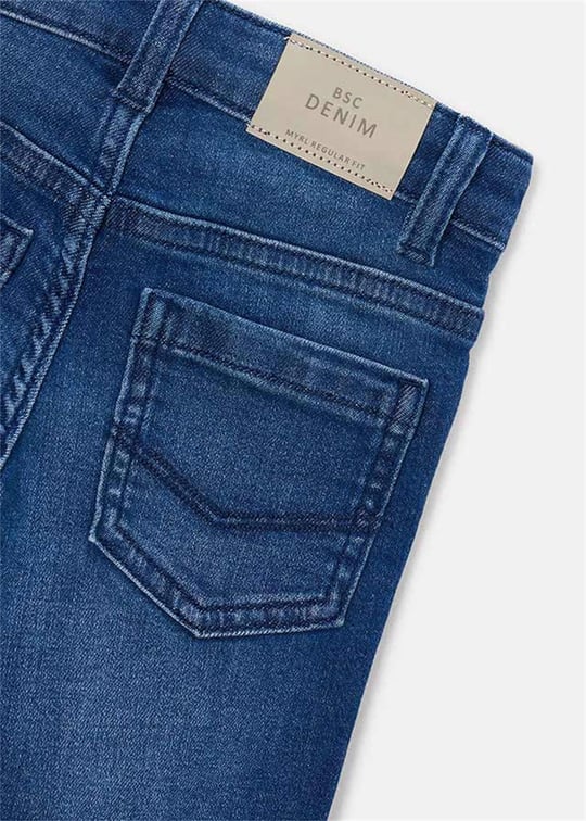 Mayoral Erkek Çocuk Basic Slim Fit Kot Pantolon Lacivert 504